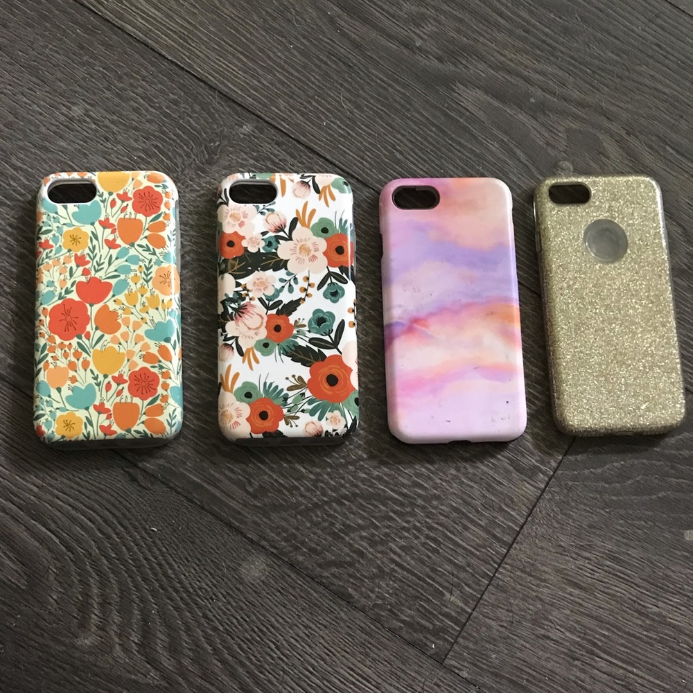 4 Pack of iphone 7/8 cases